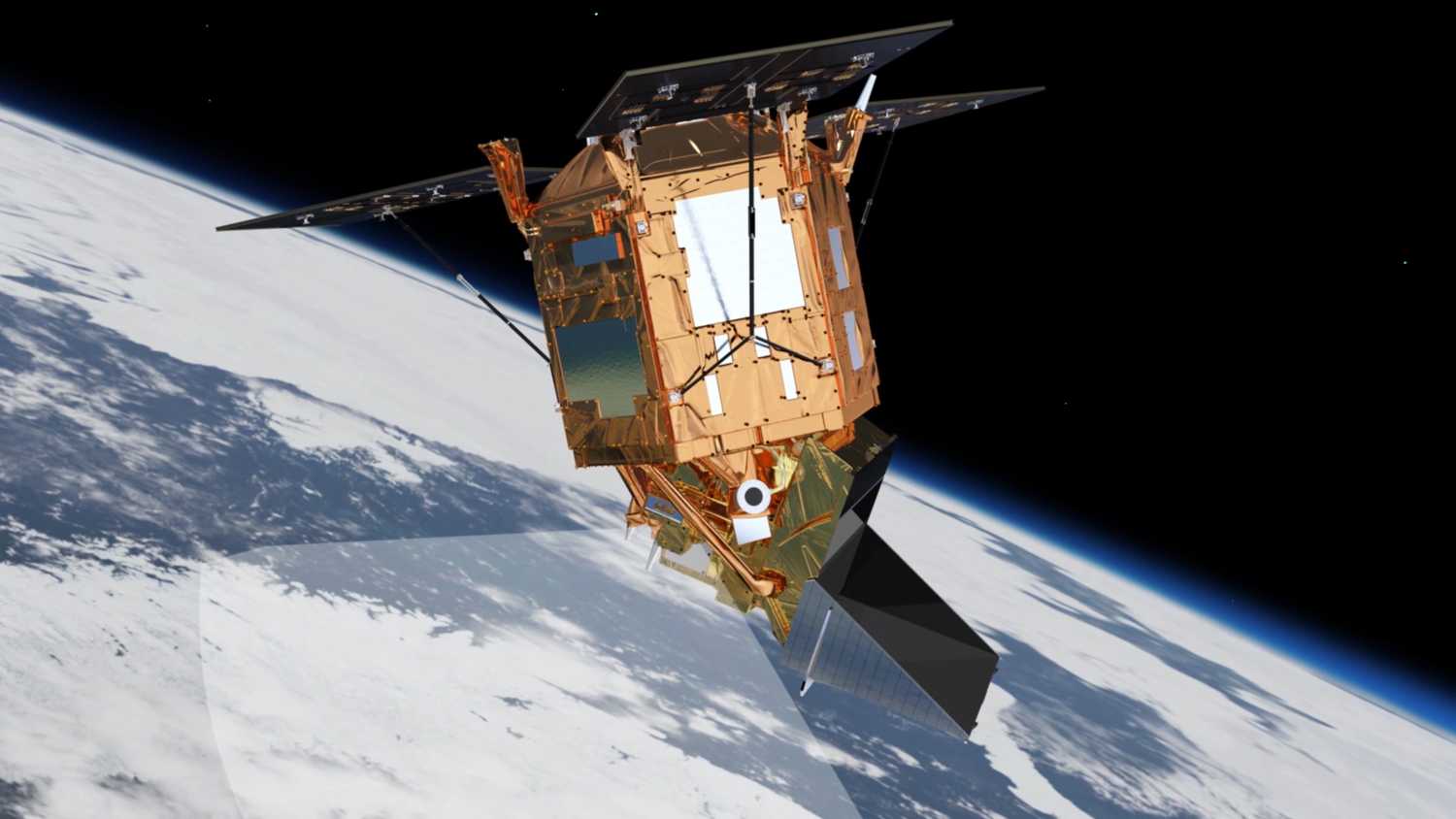 Assigned by NSO Dutch industry built the Tropomi-instrument, monitoring air quality on the Sentinel 5P satellite. 
