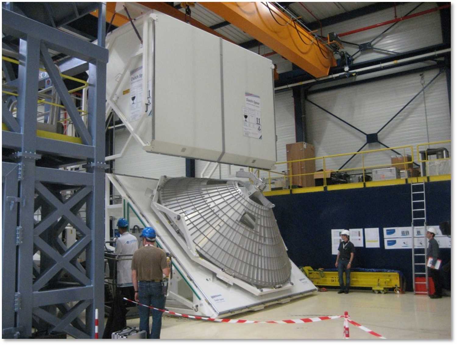 Storage and transport containers for Ariane programme