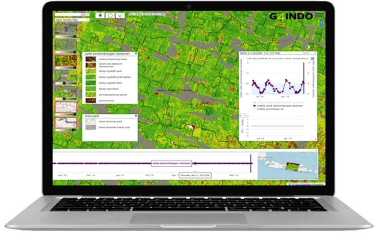 Rice biomass monitoring for Crop Insurance claim checking