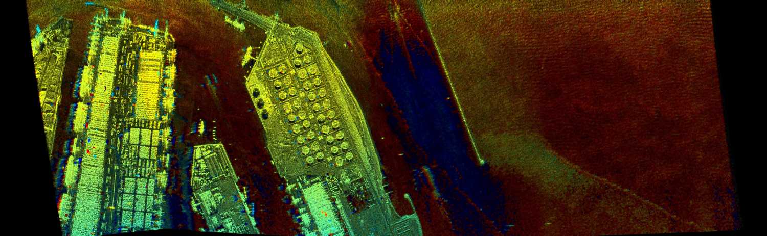 MetaSAR-X Interferometric configuration for ocean surface currents and waves monitoring.