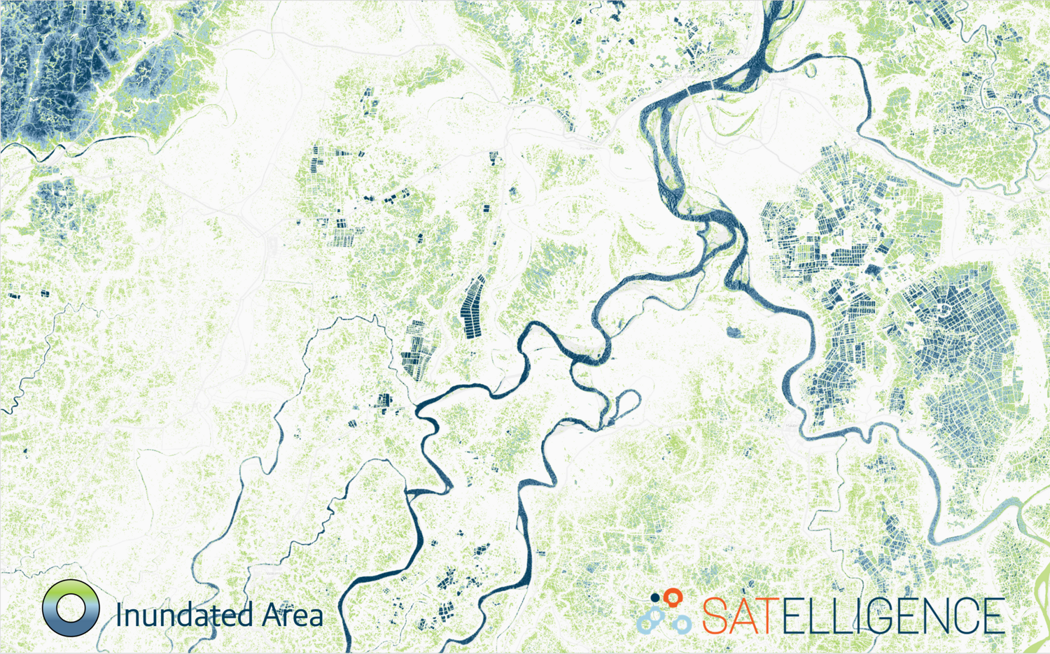 Satelligence has an operational inundation frequency service for large areas all around the world.