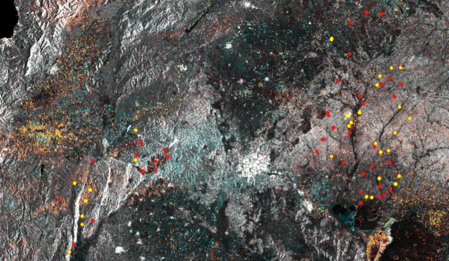 Change detection with SAR Satellite data (Sentinel1) to detect changes in urban areas postconflict. 