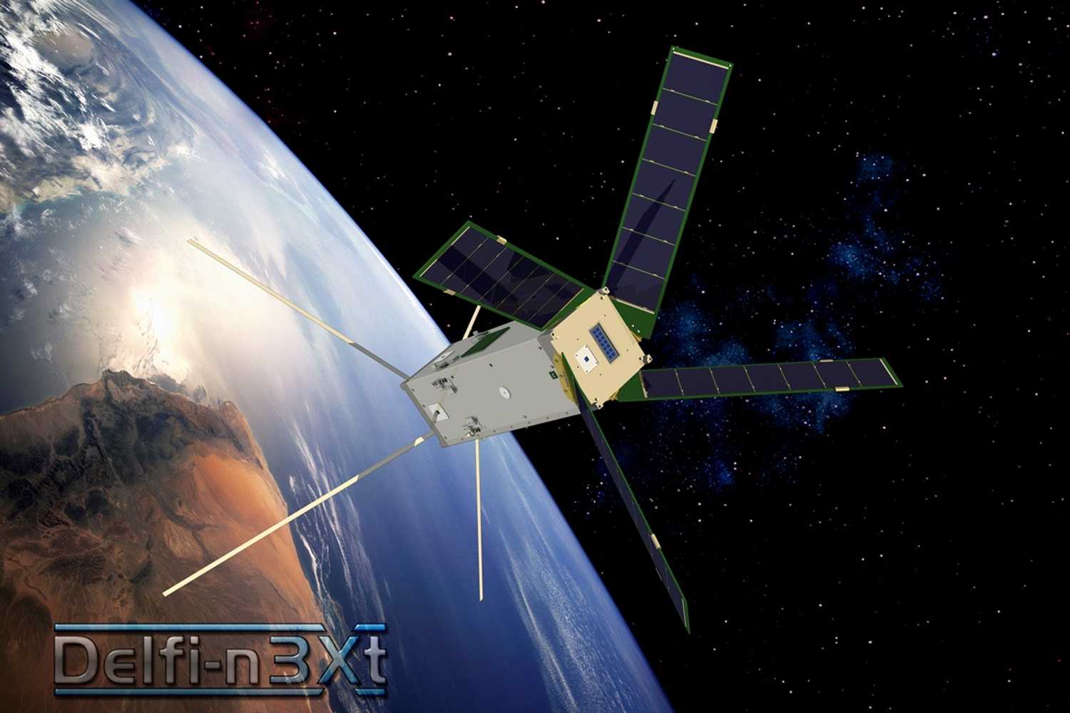 Delfi-n3Xt student built cube sat