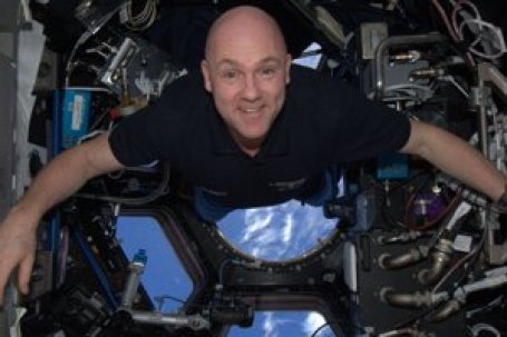 André Kuipers in het ISS (beeld: ESA)