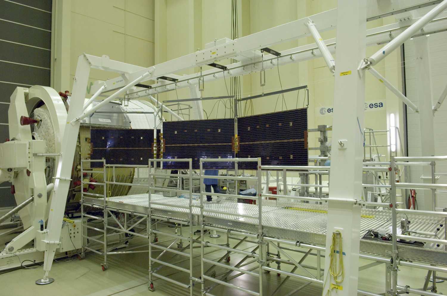 Solar Array Deployment (copyright ESA)