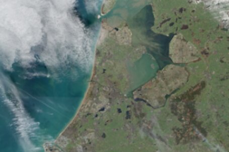 Nederland vanuit de ruimte © Credit: European Union. Contains modified Copernicus Sentinel data 2025