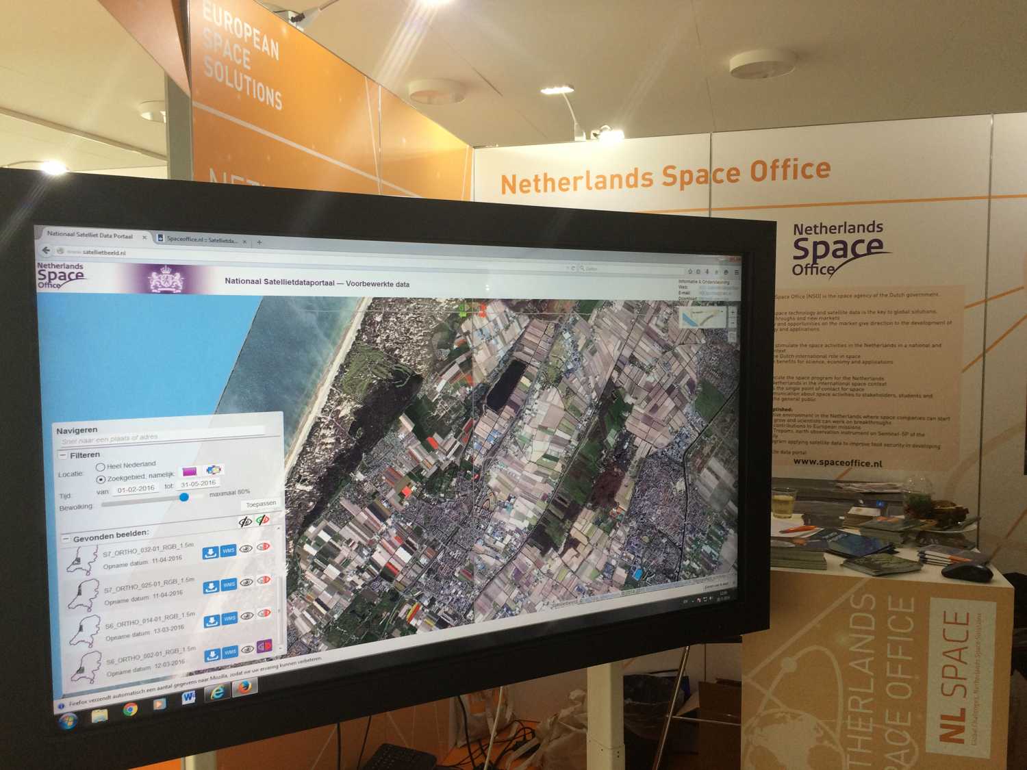 NSO supports and stimulates actively the use of satellite data.
