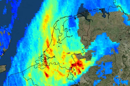 Stikstofdioxide Nederland 7 november 2017 