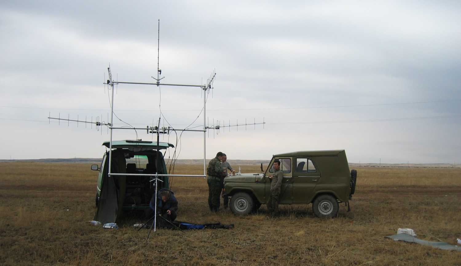Ground station operation in Kazakhstan