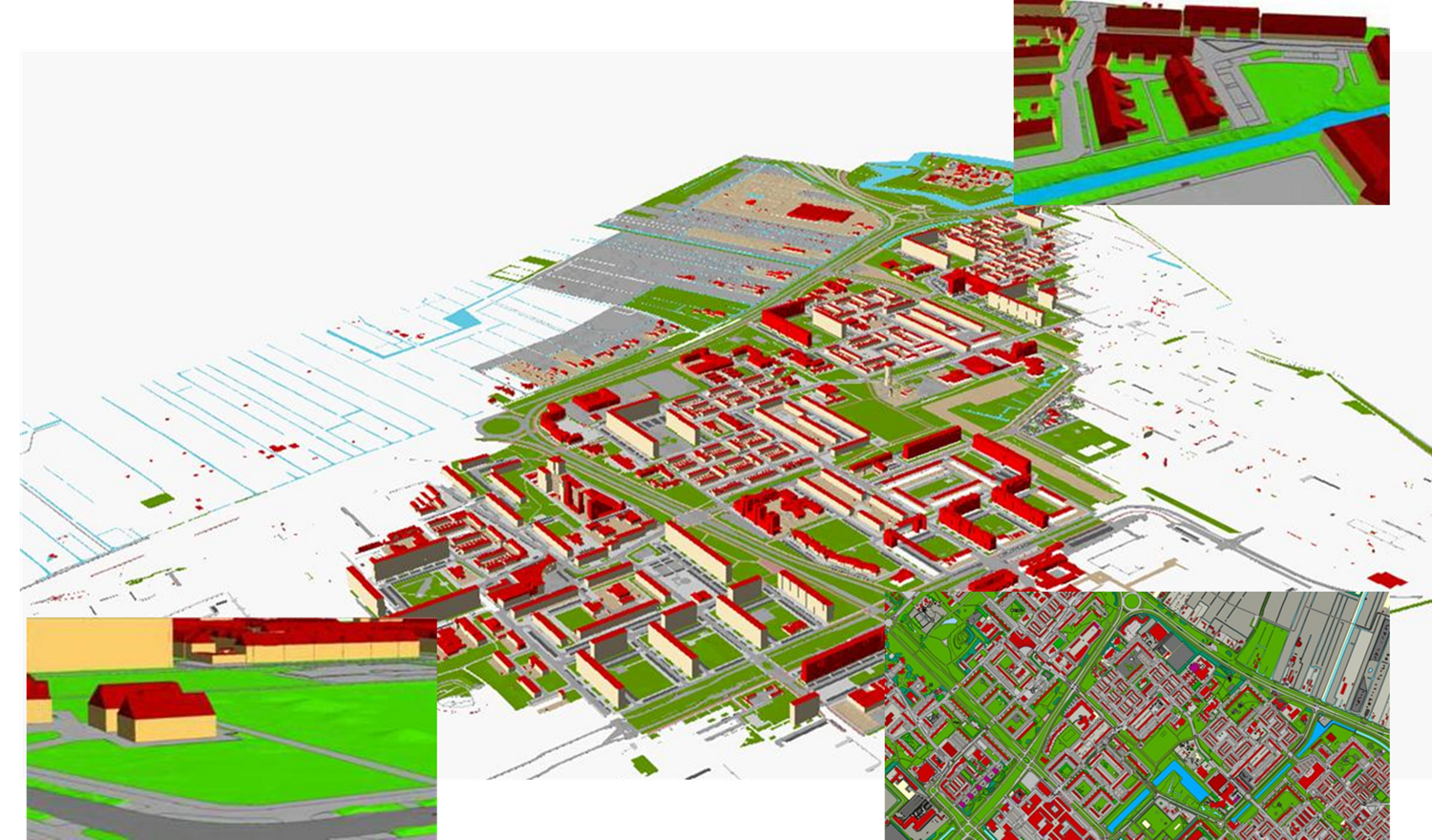 3D models are the foundation for flood risk modelling and solar panel suitability analyses