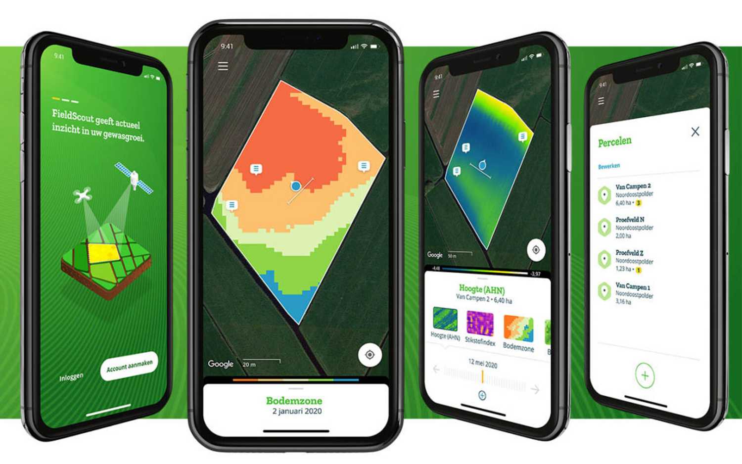 Satellite data processing for FieldScout App