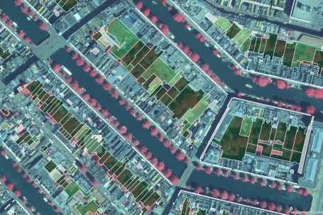 Infrarood satellietbeelden bevat ook nuttige informatie, o.a. over de toestand (groenheid) van de vegetatie.